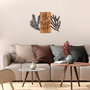 Wallity Triple Herbs - 385 Escultura de pared de madera y metal